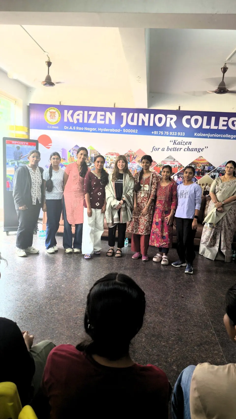 Students and guests at a Kaizen Junior College event