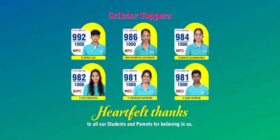 Kaizen Junior College second-year Intermediate 2026 toppers with their marks